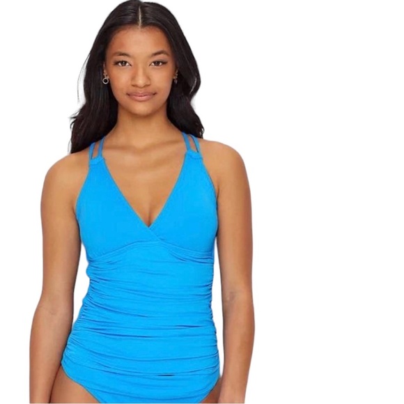 La Blanca Island Goddess Underwire Tankini Top - Picture 9 of 11